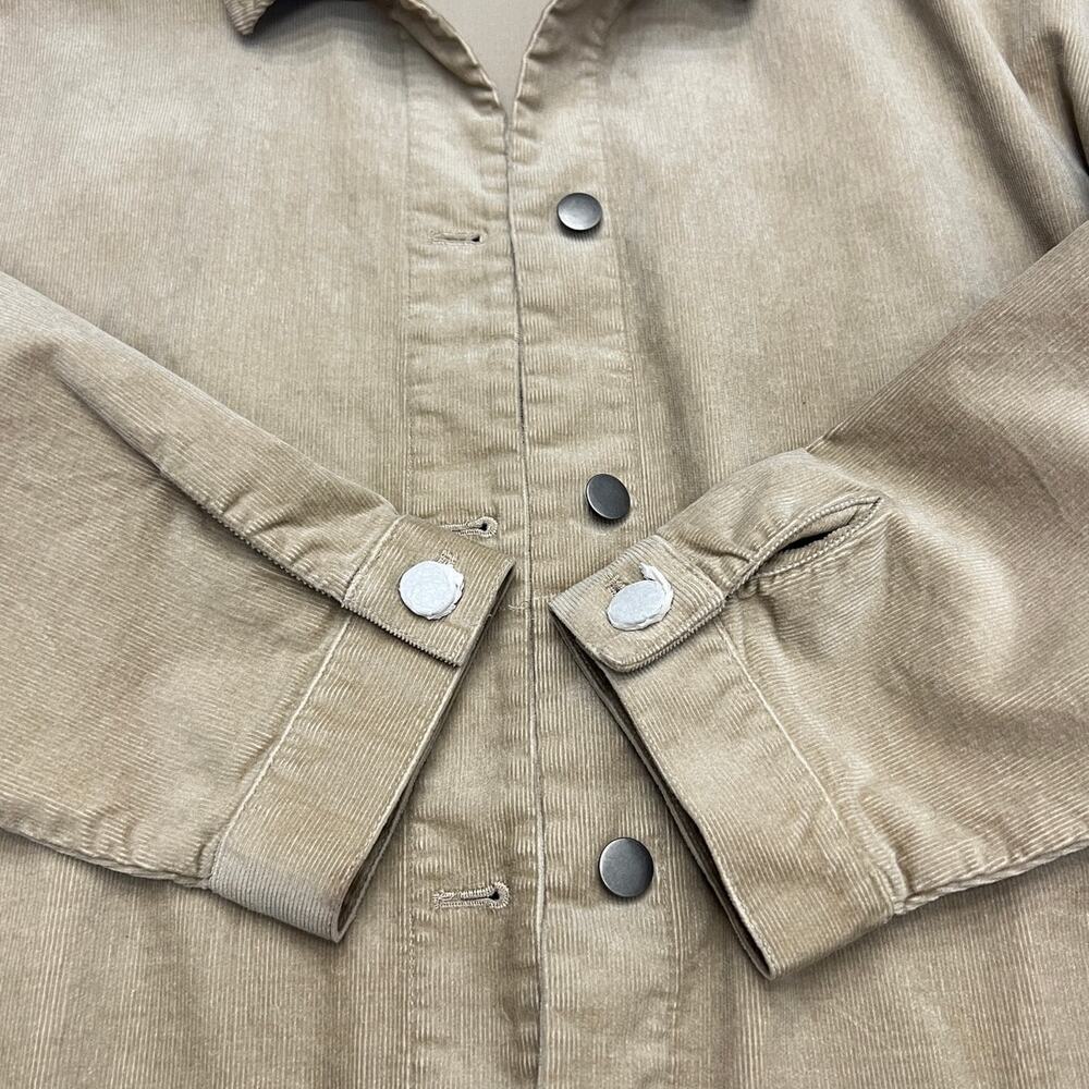 Eileen Fisher Classic Collar Organic Cotton Blend Corduroy Jacket size Medium - Picture 6 of 6